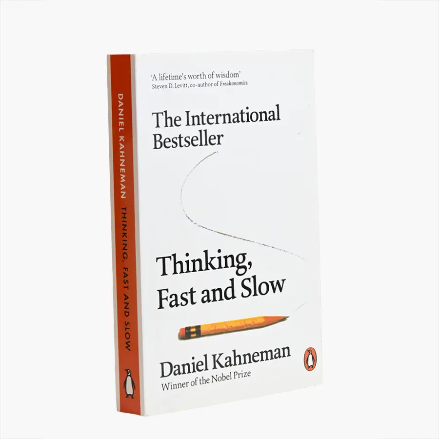 White trade paperback standing upright with a matt laminated cover